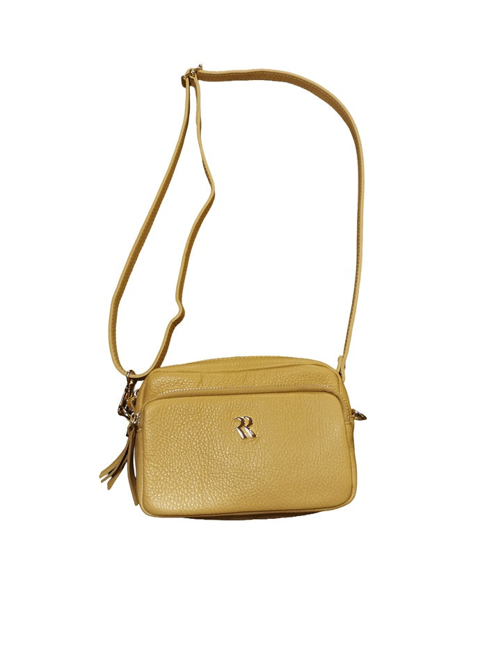 Borsa in pelle martellata Bruno Rossi ML161 Biscotto