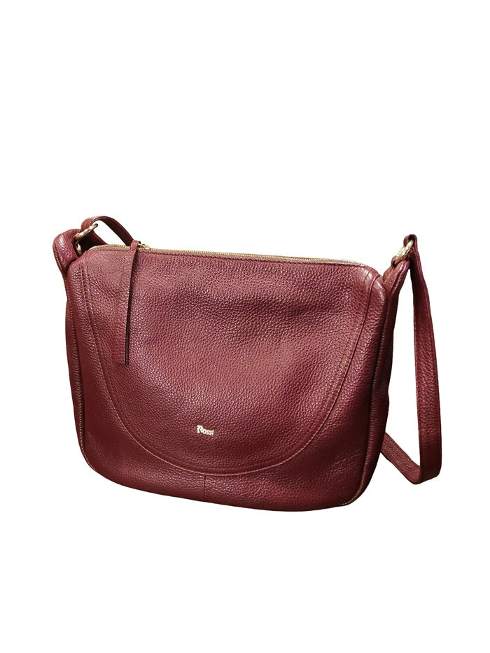 Borsa in pelle martellata Bruno Rossi ML25/G Bordeaux