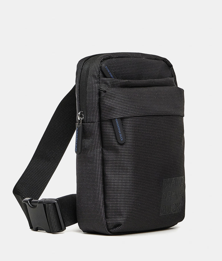 Single-shoulder sling bag District Mandarina Duck P10KPM02 Black