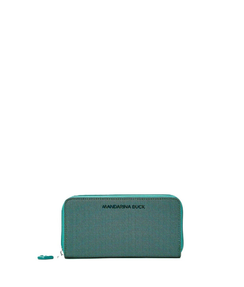 Portafoglio in tessuto MD20 Mandarina Duck P10QMPN1 Emerald