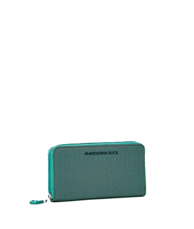 Portafoglio in tessuto MD20 Mandarina Duck P10QMPN1 Emerald