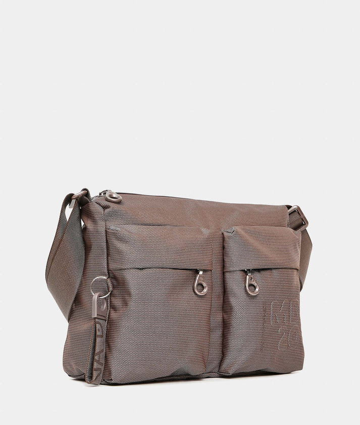 Tracolla in tessuto MD20 Mandarina Duck P10QMTT5 Taupe