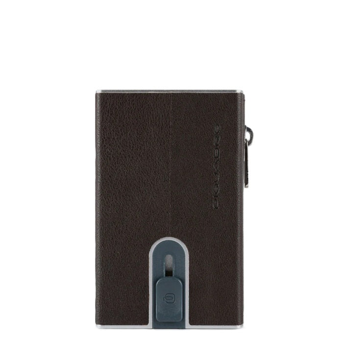 Portafoglio compatto da uomo Piquadro PP5585B3R Testa di moro