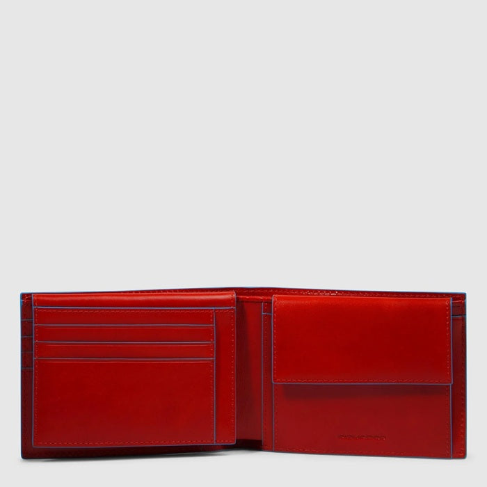 Portafogli uomo con porta documenti Piquadro PU1392B2R Arancio
