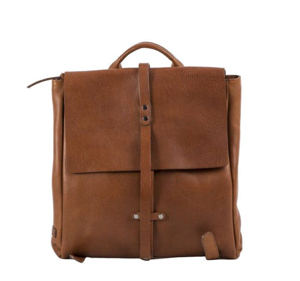 Zaino in pelle Bruno Rossi R22 brandy