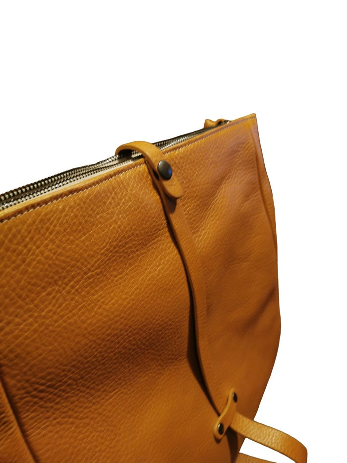 Zaino in pelle Bruno Rossi R22 Biscotto