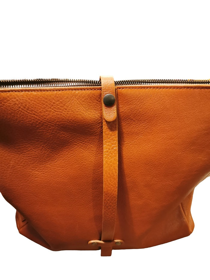 Bruno Rossi R22 Brandy Leather Backpack