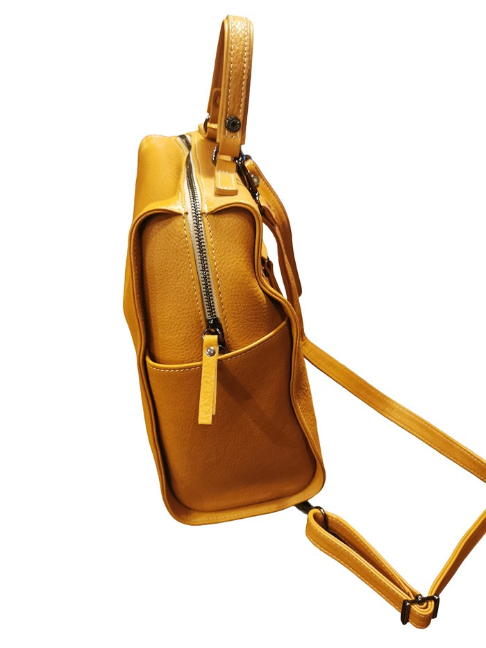 Zaino in pelle Bruno Rossi R342/P Biscotto