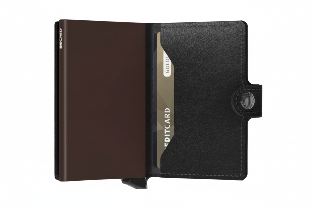 Miniwallet Original SECRID M- black/brown