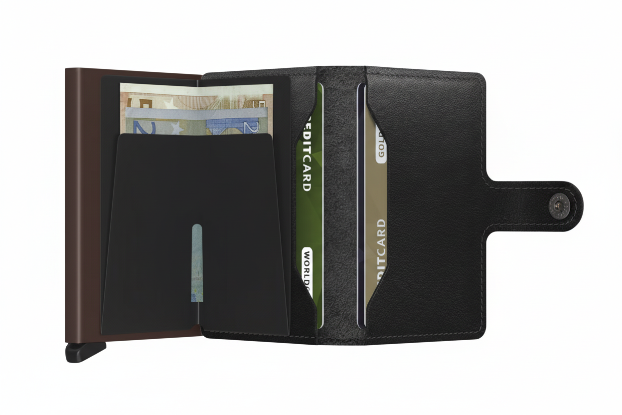 Miniwallet Original SECRID M- black/brown