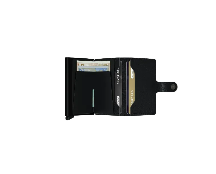 Miniwallet Crisple SECRID MC- nero