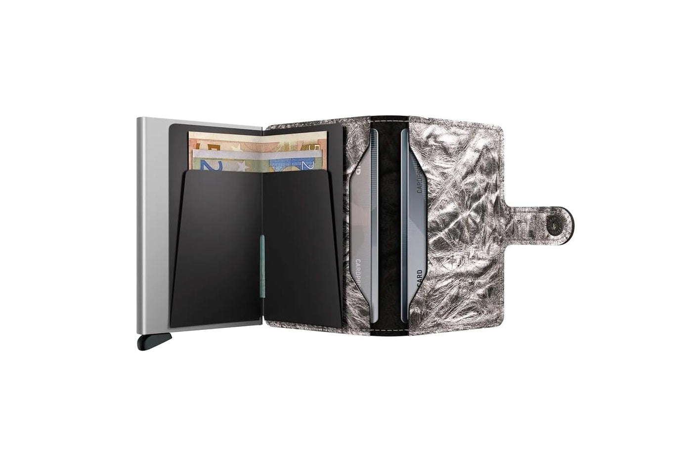 Miniwallet Crunch SECRID MCR- Silver