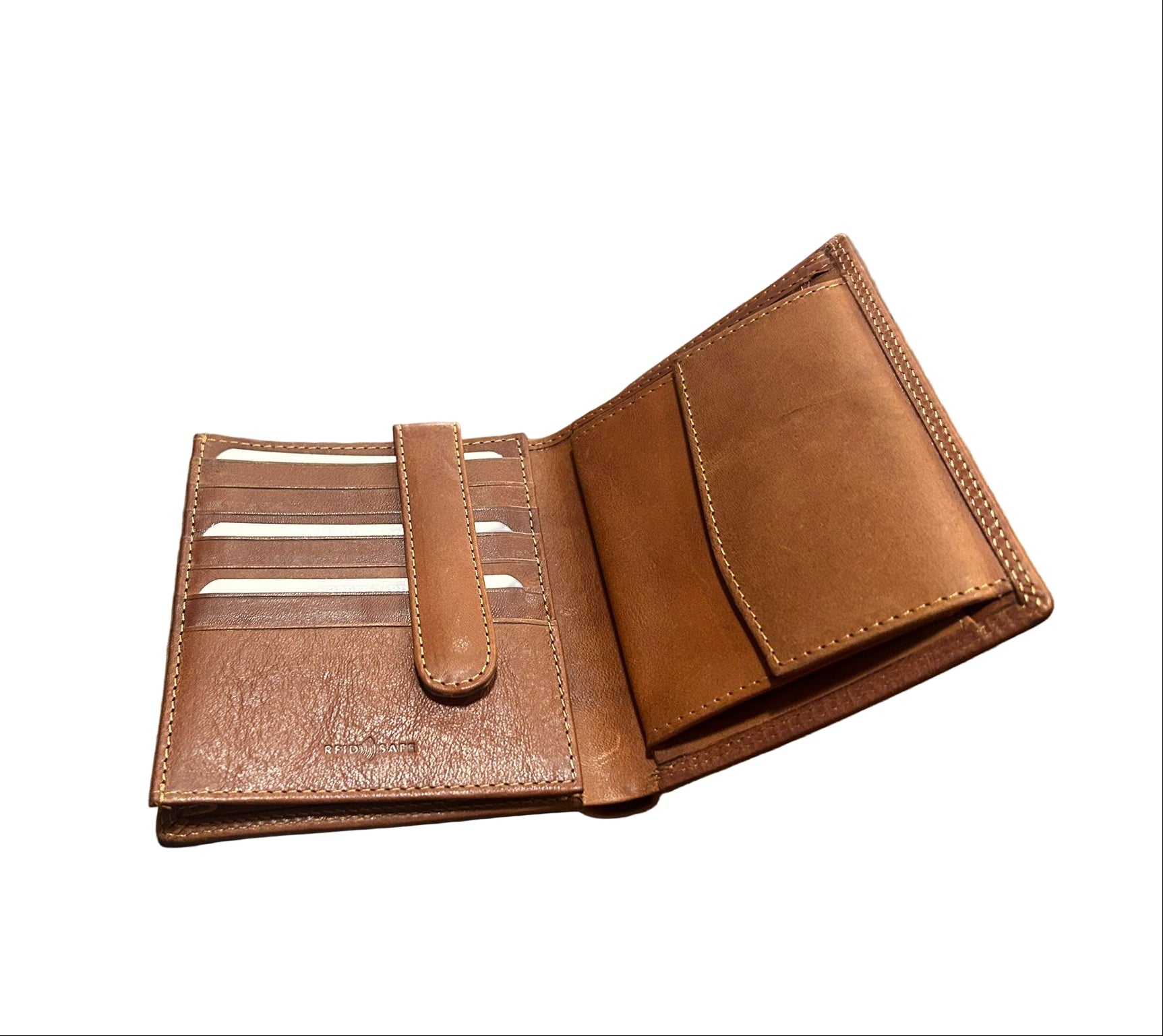 Portafoglio a libro in cuoio I Medici 64/024 marrone