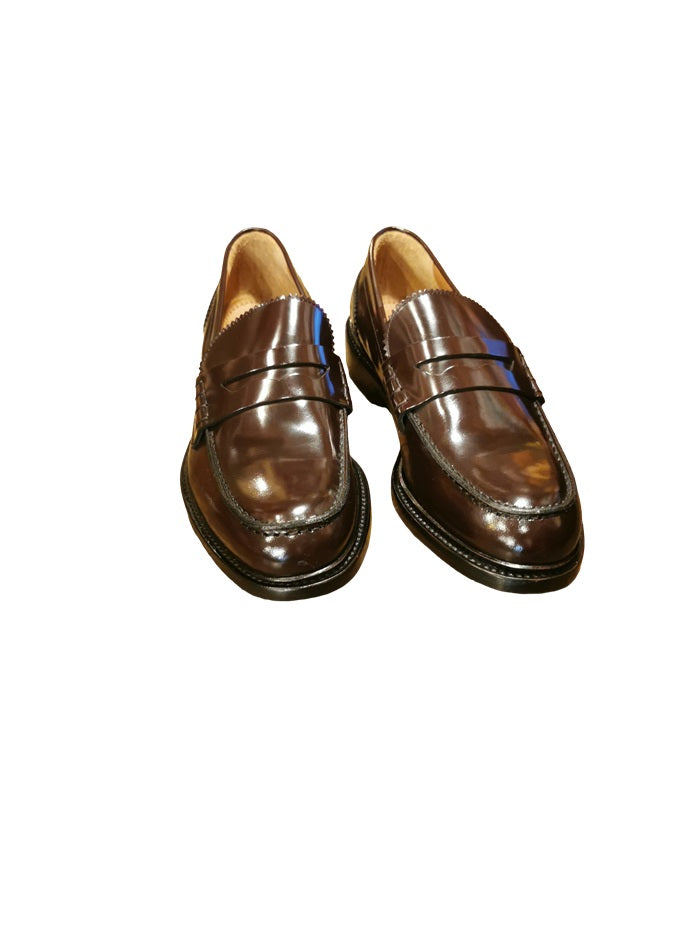 Mocassino in pelle donna Pelletteria Allegrini ZARA Bordeaux