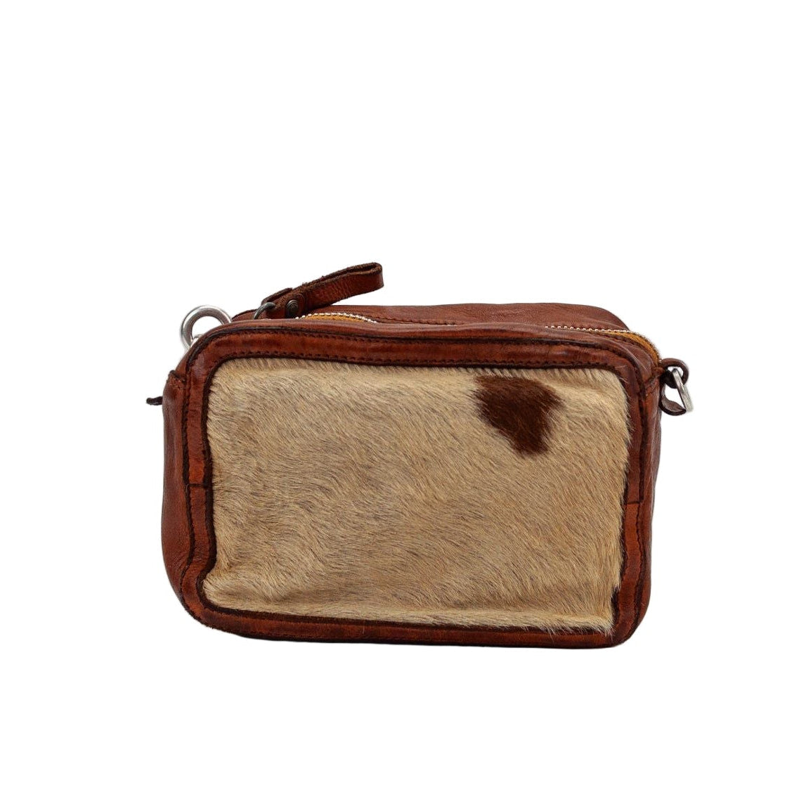 Leather bag in cavallino Diaspro Campomaggi C038510ND X2585 cognac