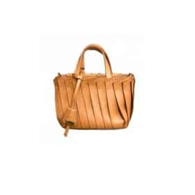 Bauletto in pelle Opera Boldrini 07388 Naturale - Pelletteria Allegrini