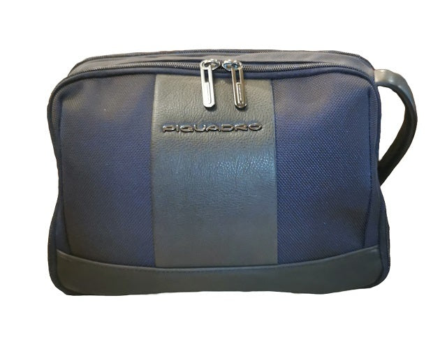 Travelling beauty case with hook Piquadro BY6148BR2 Blue