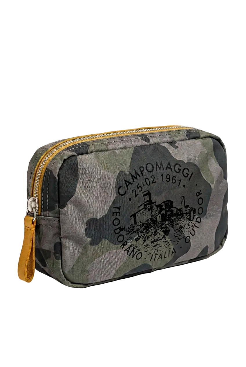 Beauty tessuto Vela CAMOUFLAGE Campomaggi C041710ND X2632 giallo