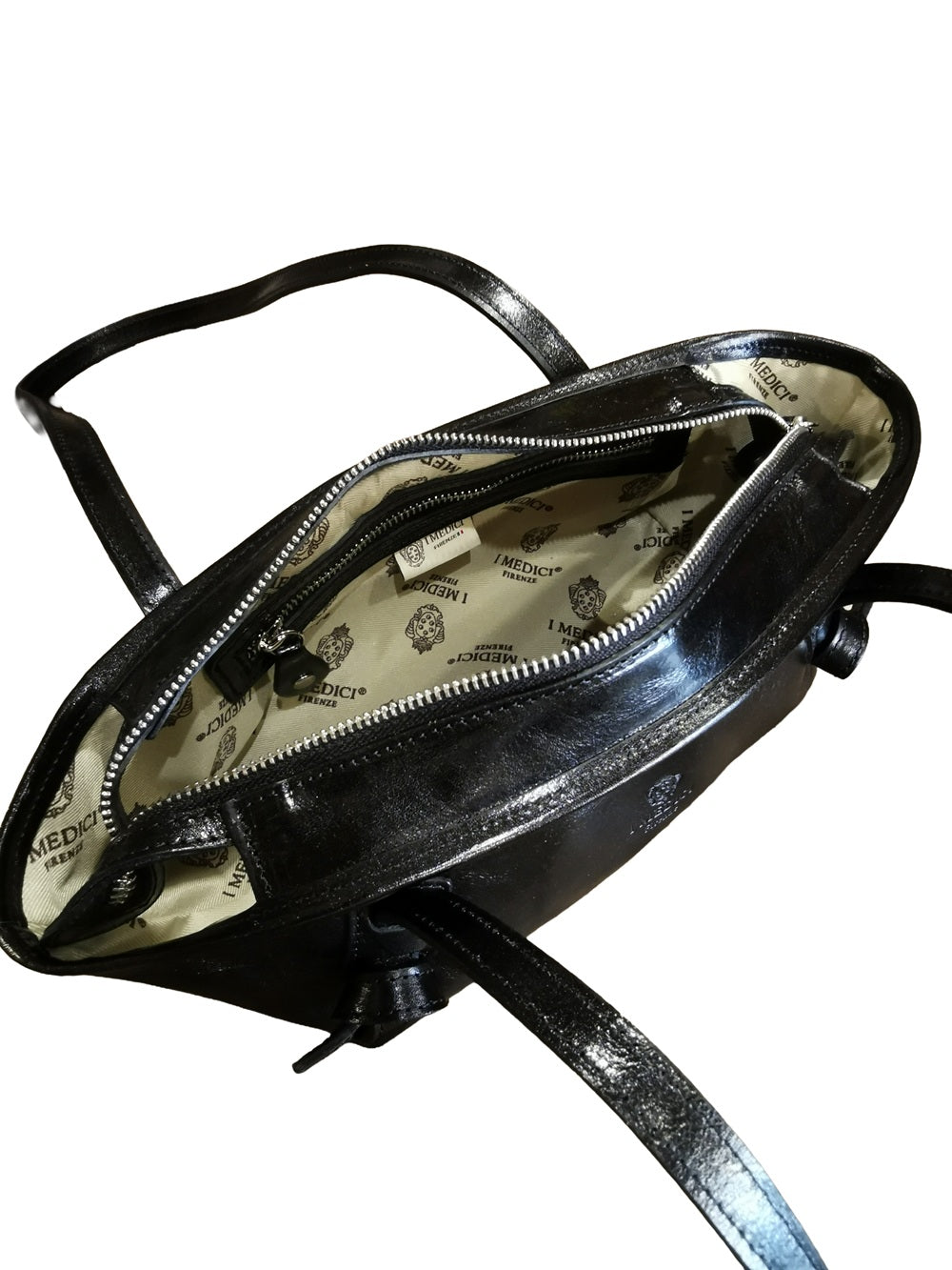 Leather Shoulder Bag I Medici 63/610 Black