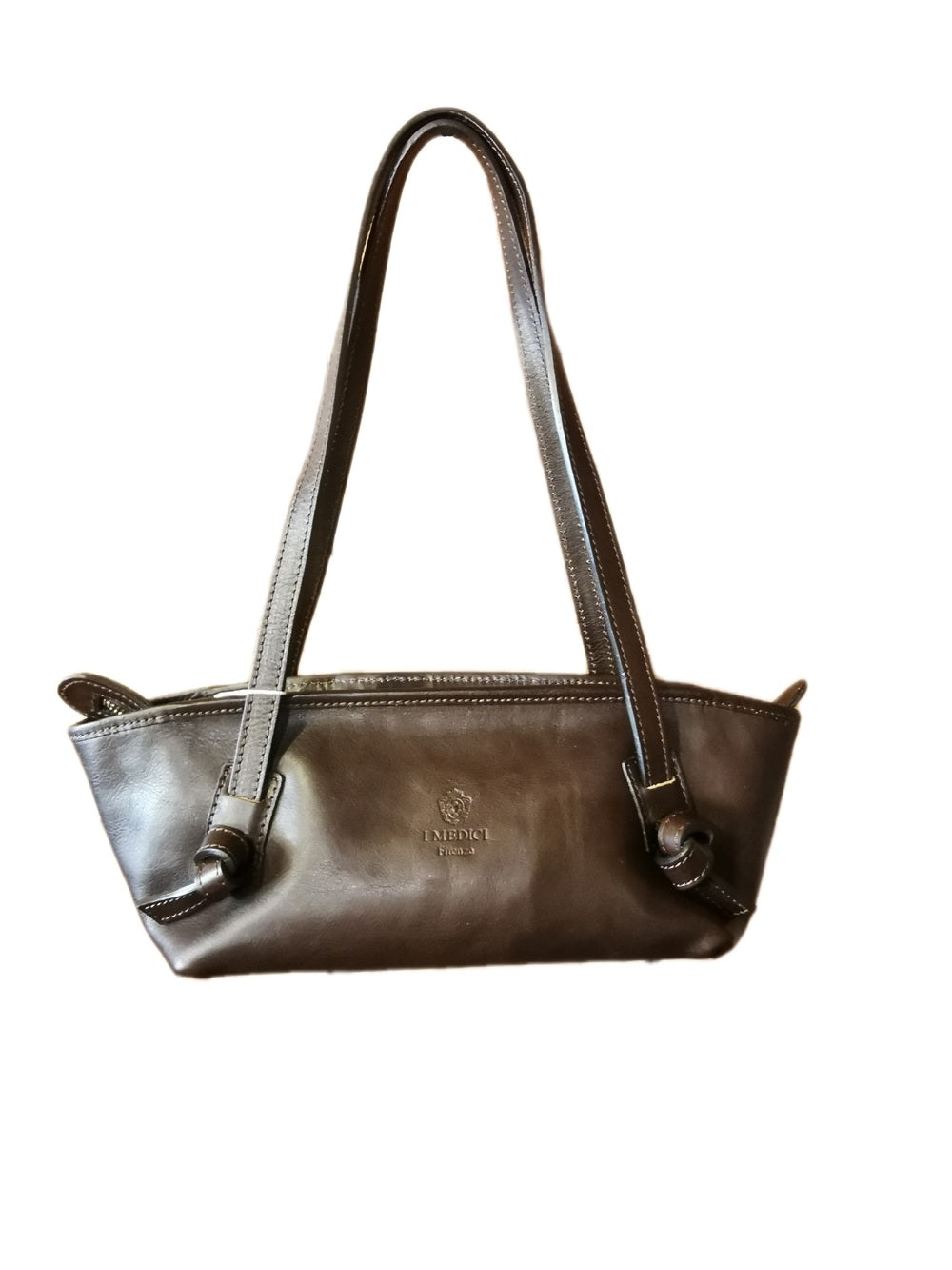 Borsa a spalla in pelle I Medici 63/610 Testa di moro