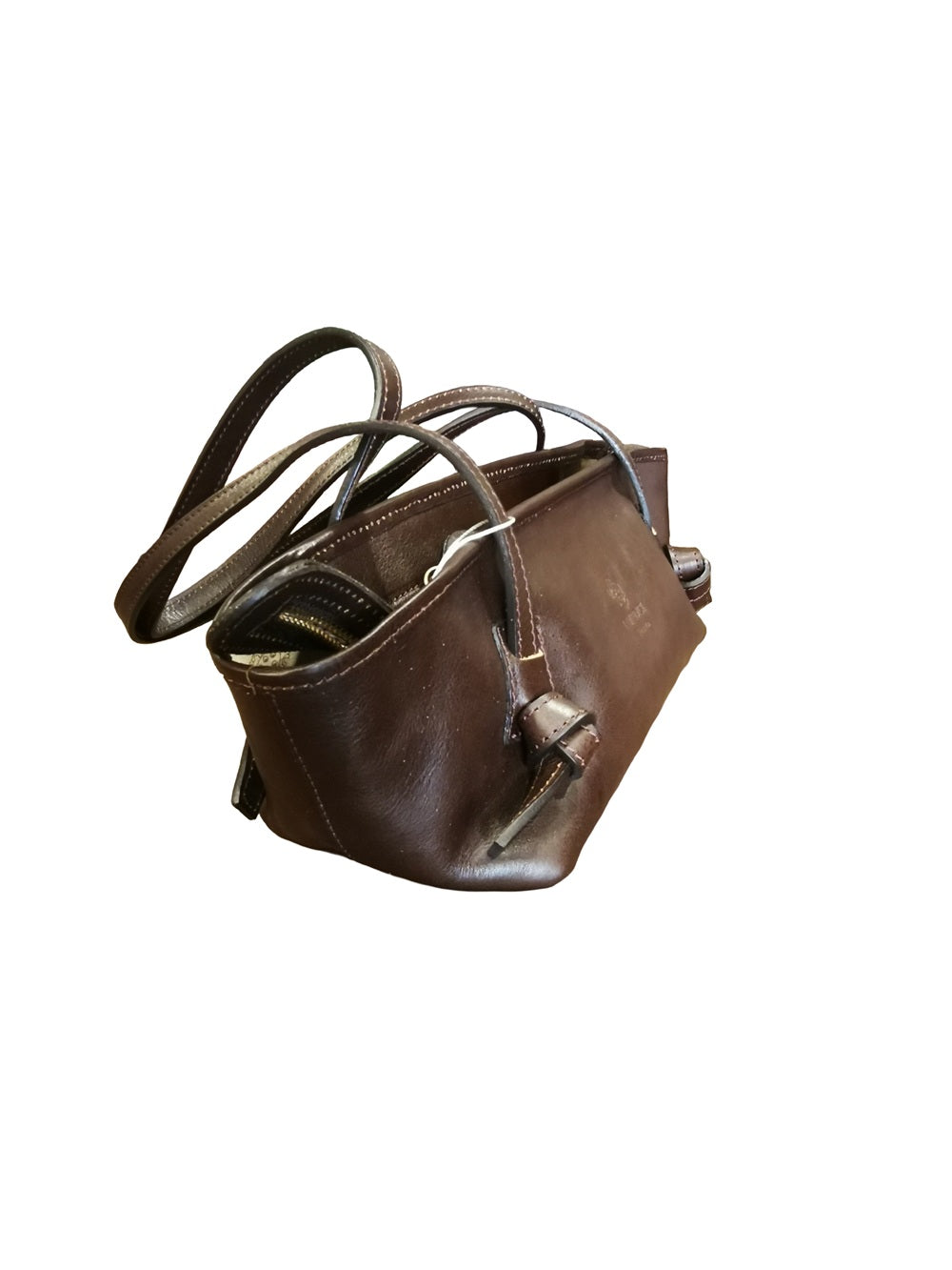 Borsa a spalla in pelle I Medici 63/610 Testa di moro