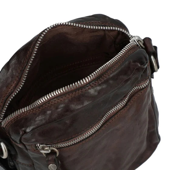 Borsa a tracolla in pelle Campomaggi C038130ND X2298 moro