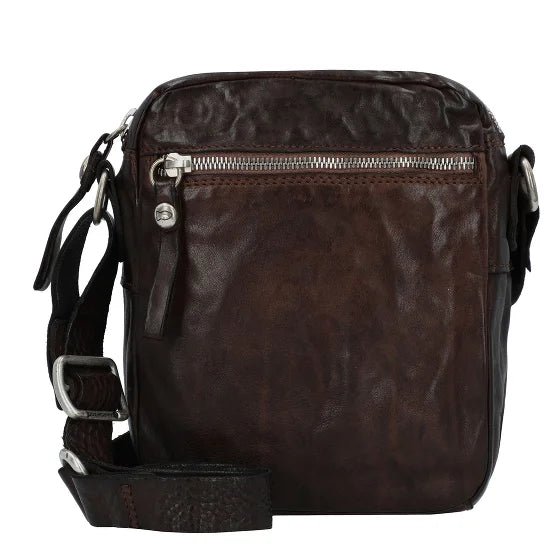 Borsa a tracolla in pelle Campomaggi C038130ND X2298 moro - Pelletteria Allegrini