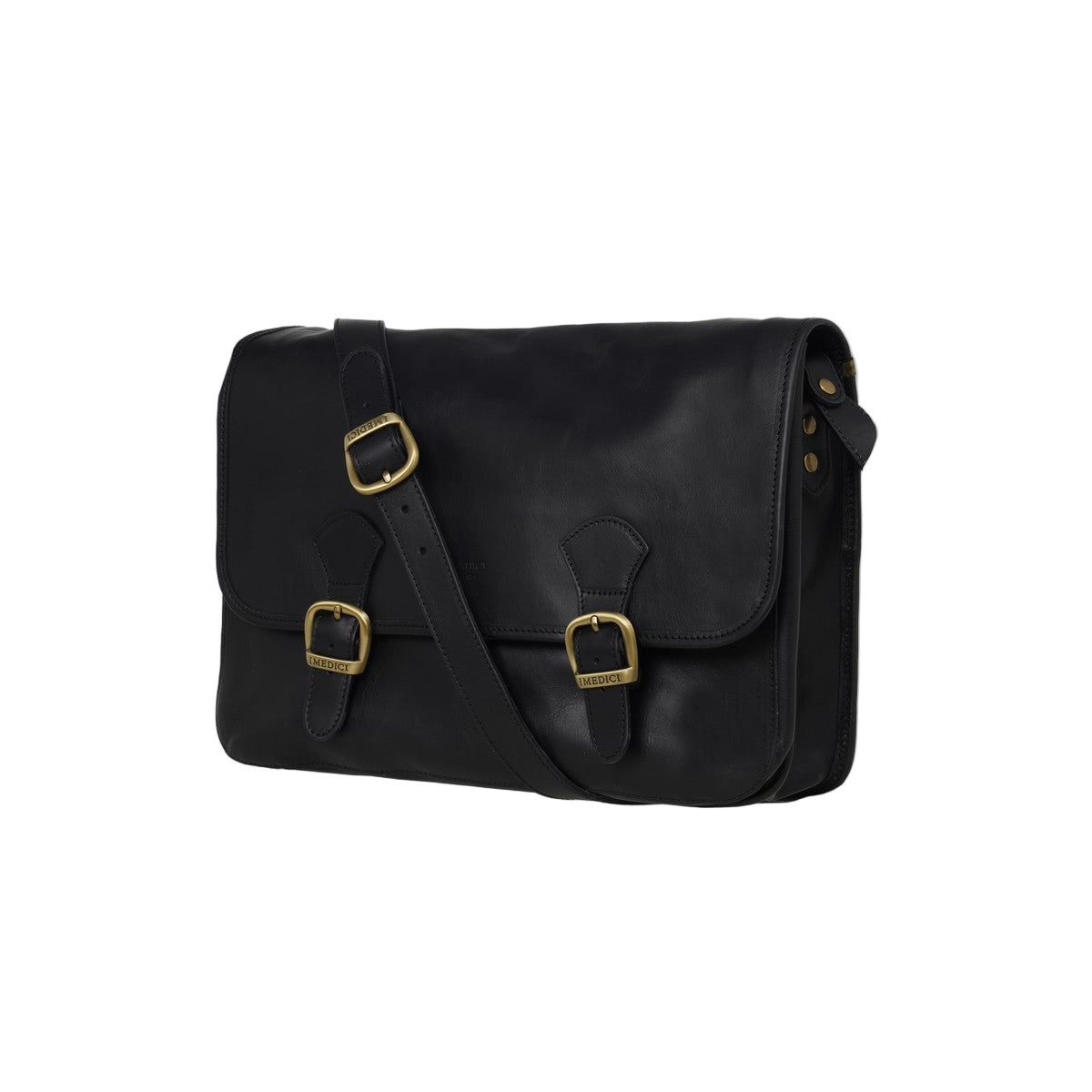 Borsa College in pelle I Medici 63/5600 nero