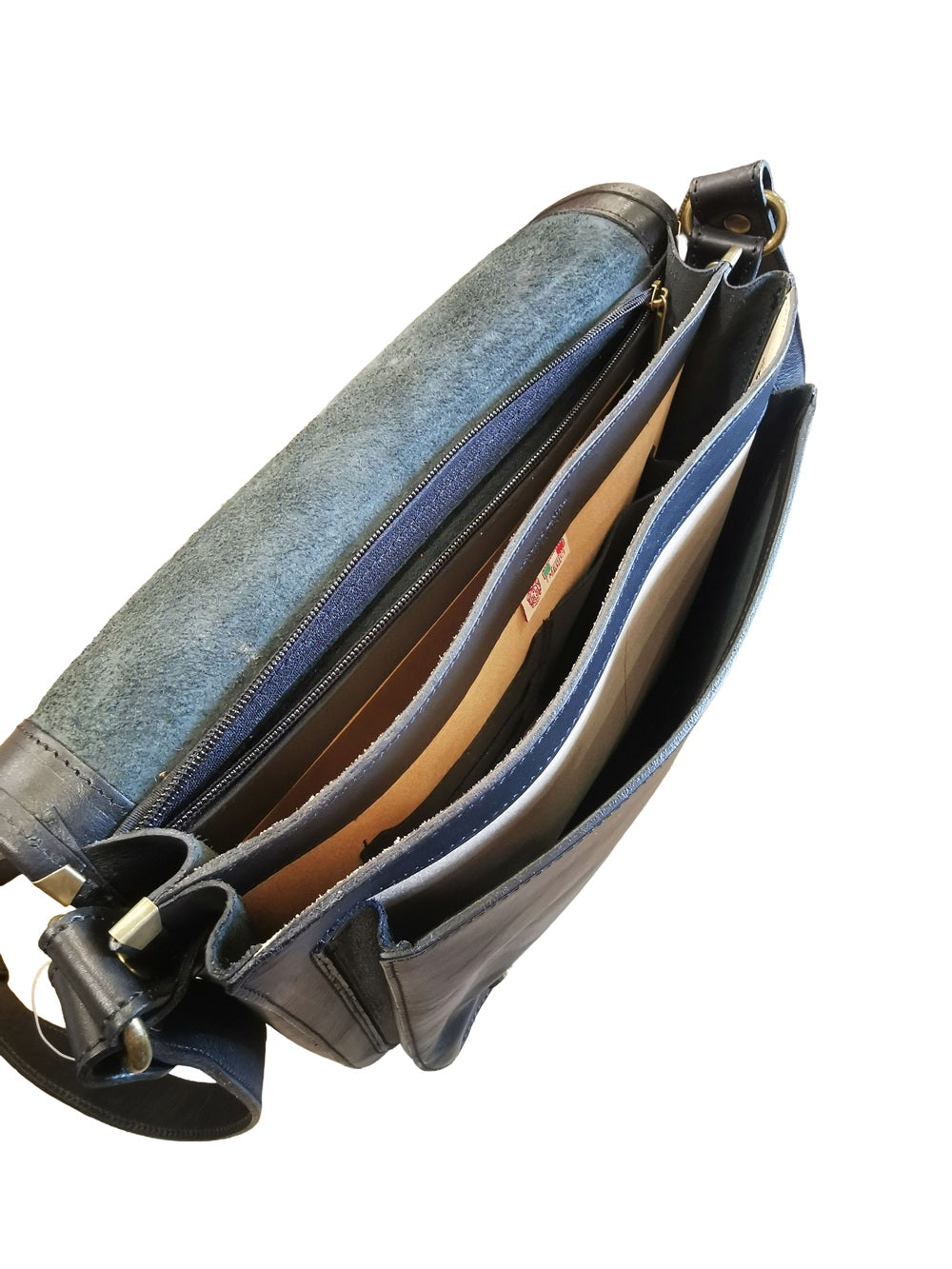 Borsa College in pelle I Medici 63/5650 Nero