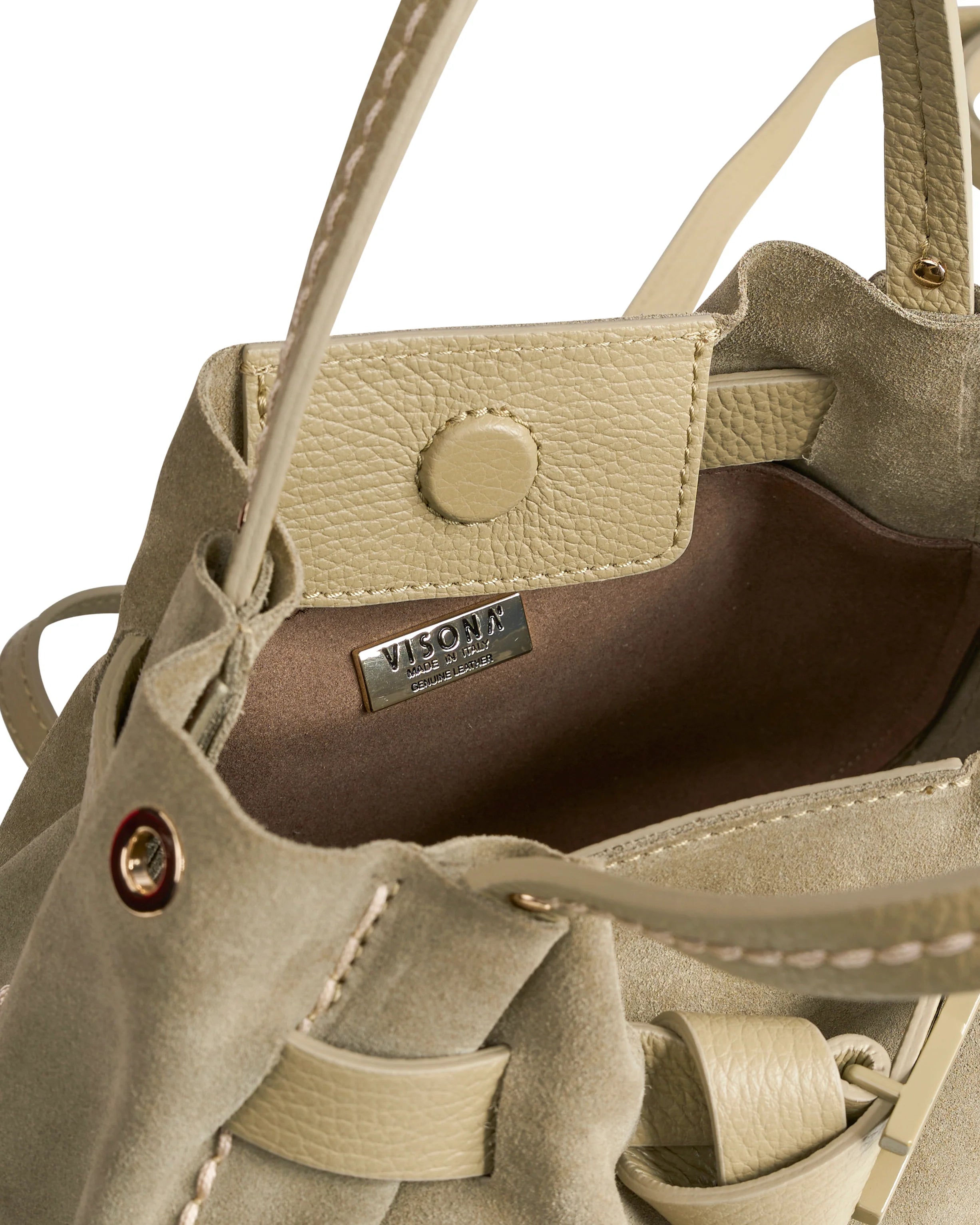 Borsa in camoscio Visonà 26140 Olive