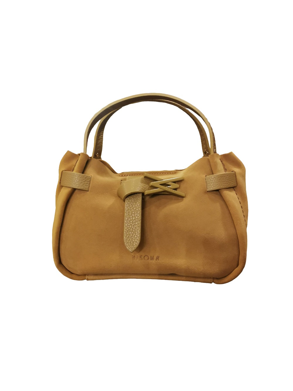 Borsa in camoscio Visonà 26140 Caramel
