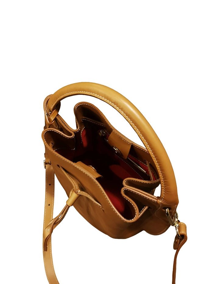 Borsa in pelle Boldrini 07587 Naturale - Pelletteria Allegrini
