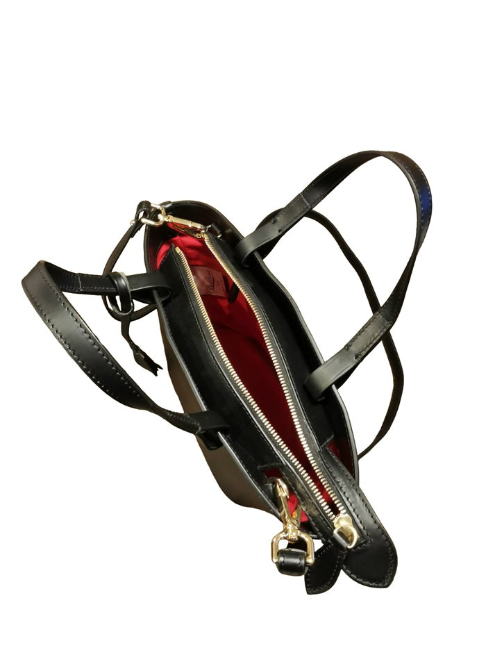 Borsa in pelle Boldrini 07589 Nero