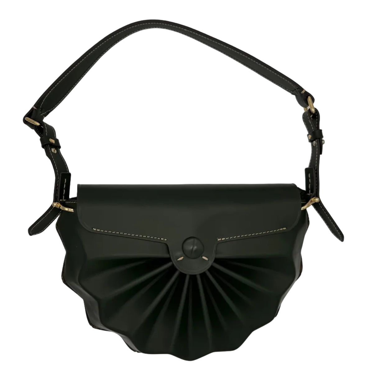 Borsa, realizzata interamente in pelle, della linea Origami, di Boldrini Selleria.