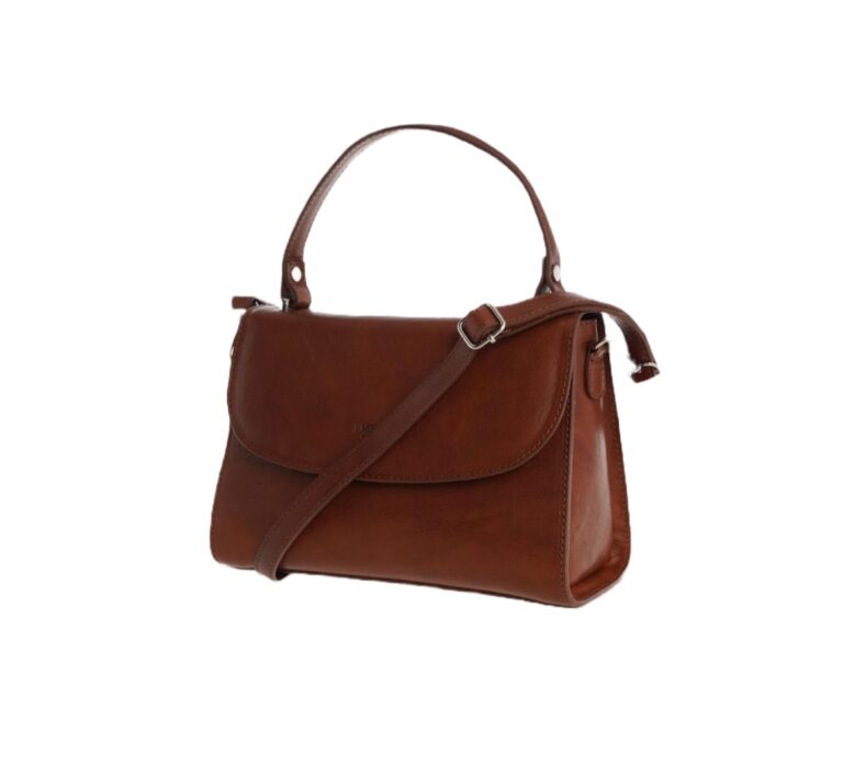 Borsa in pelle I Medici 63/2410 Marrone - Pelletteria Allegrini