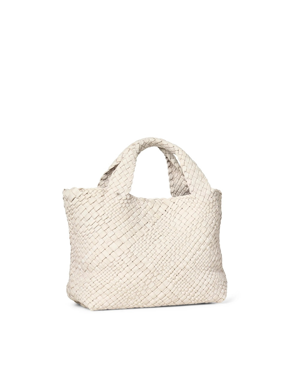 Borsa in pelle intrecciata Visonà 20316 Greige