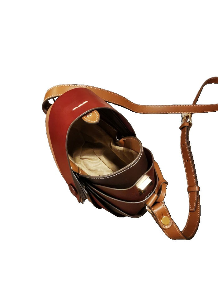 Opera Leather Bag Boldrini 07209 Multicolor