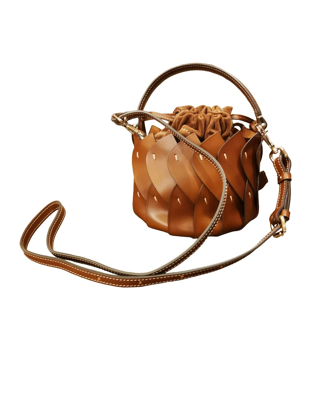 Leather Bag Opera Boldrini 07639 Golden