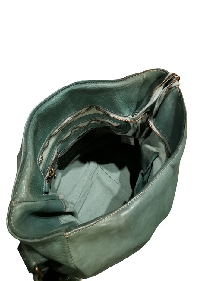 Leather Bag Pelletteria Allegrini Filippo 1335 Green