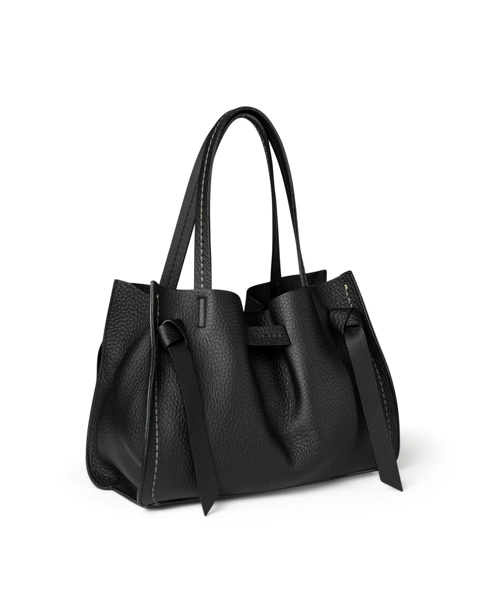 Borsa in pelle Visonà 24731 Nero