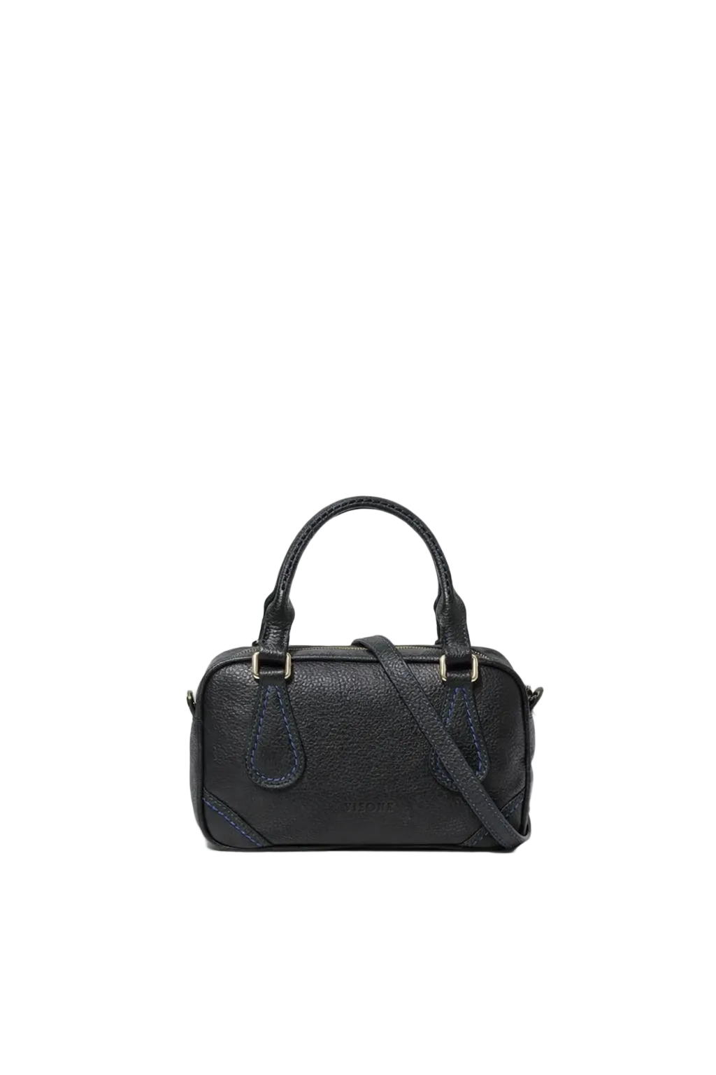 Leather bag Visonà 25121 black 