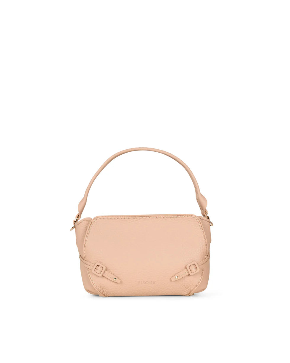 Borsa in pelle Visonà 26310 rosa