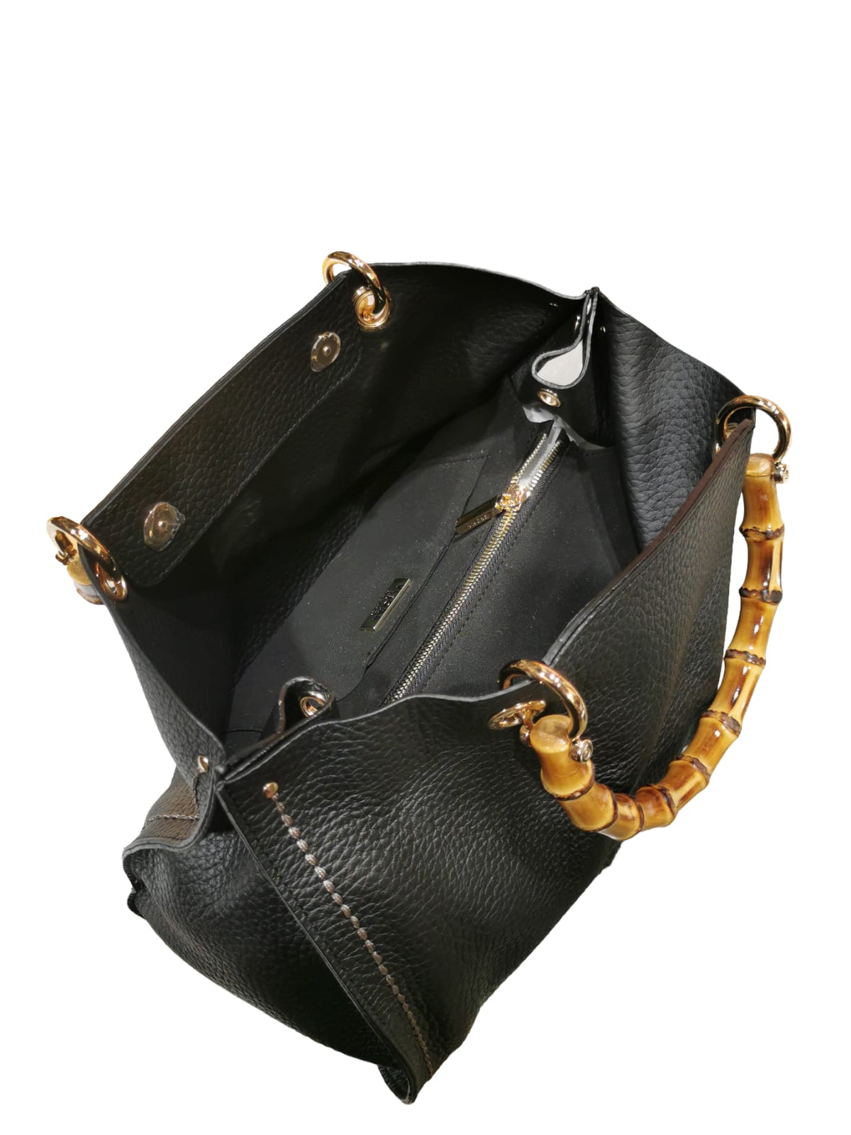 Borsa in pelle Visonà 20158 nero