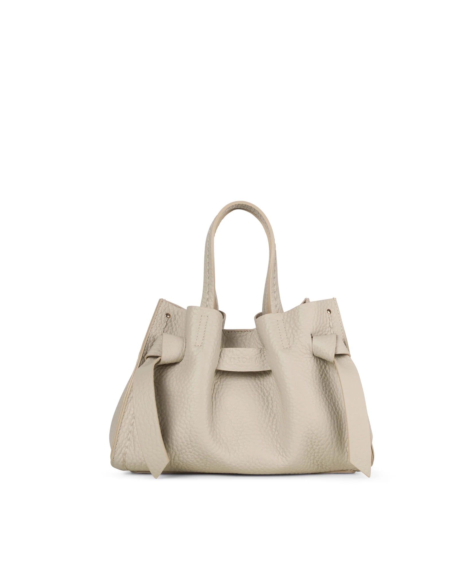 Borsa in pelle Visonà 24730 beige - Pelletteria Allegrini