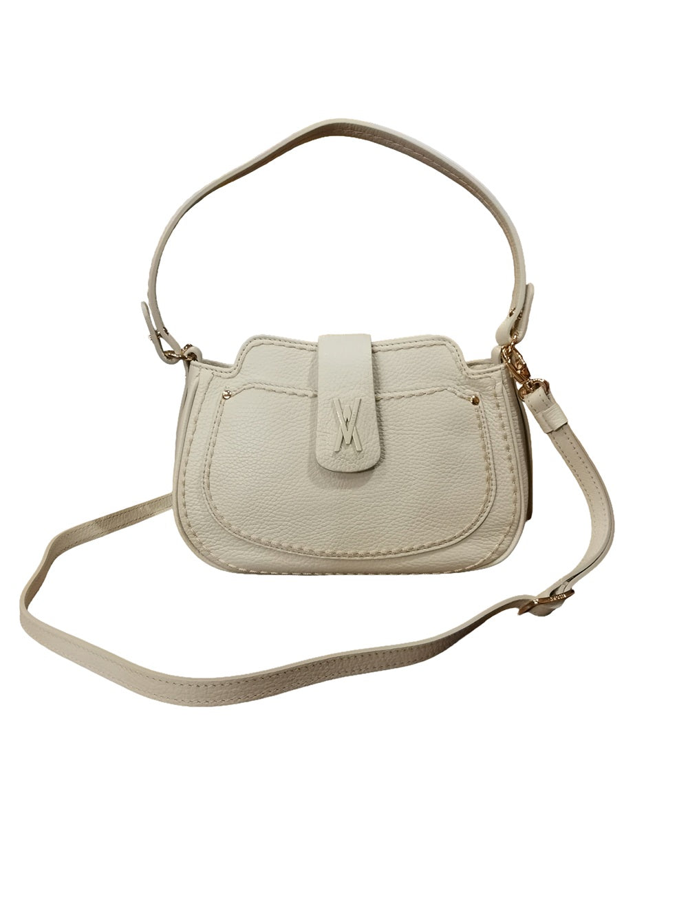 Borsa in pelle Visonà 26190 latte