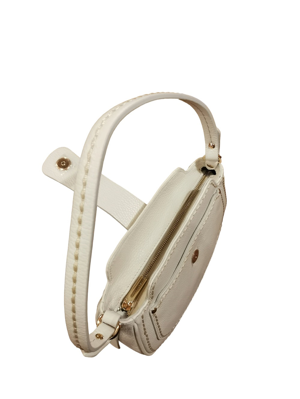 Borsa in pelle Visonà 26190 latte