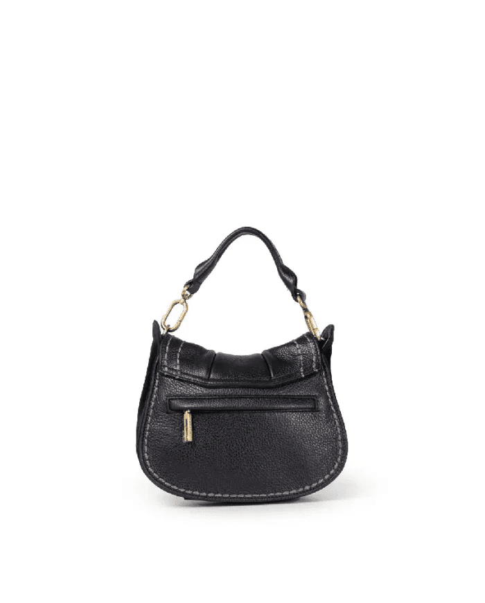 Borsa in pelle Visonà SELLA 25570 Nero - Pelletteria Allegrini