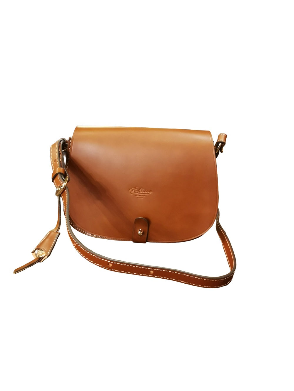 Medium Leather Bag Boldrini 07476 Golden