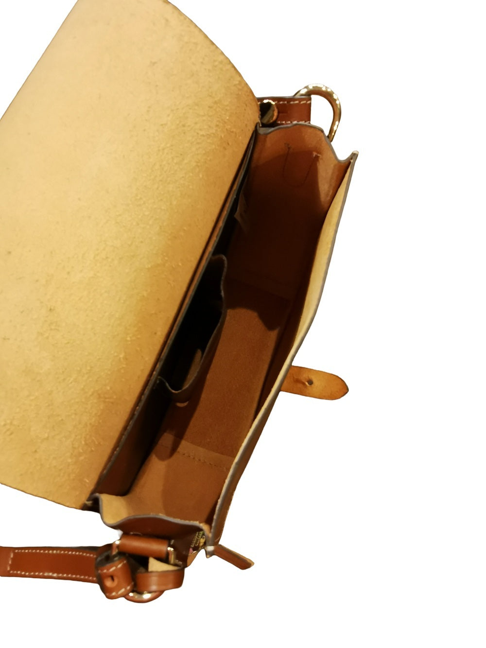 Medium Leather Bag Boldrini 07476 Golden