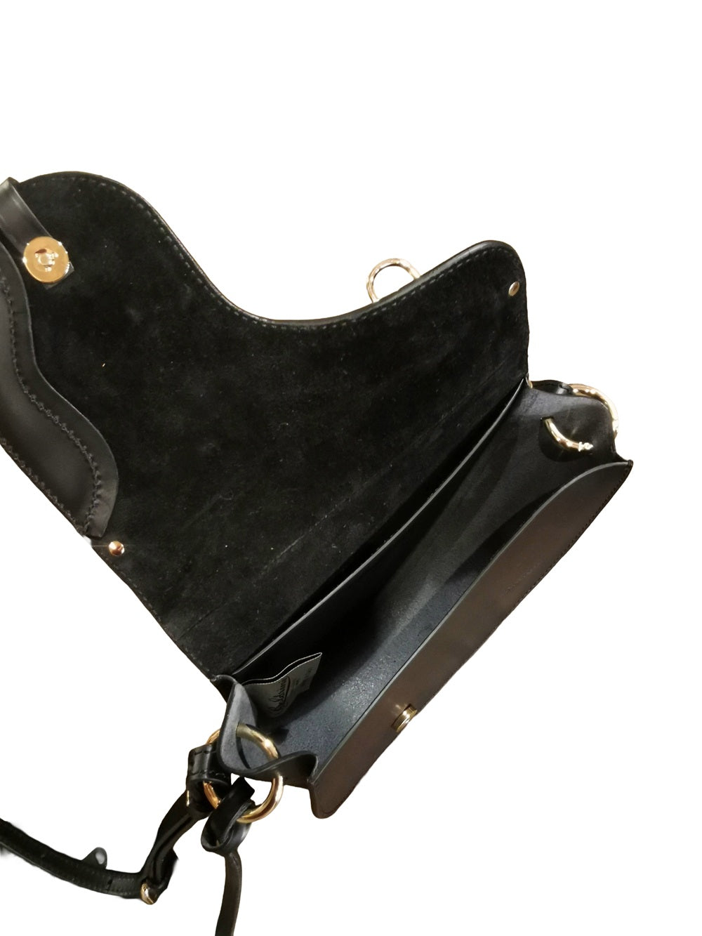 Mini Leather Bag Boldrini 07624 Black